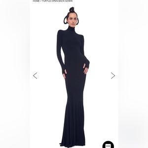 Turtle Open back Gown